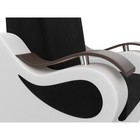 Кресло-кровать «Меркурий», механизм аккордеон, микровельвет, цвет чёрный / белый - Фото 4