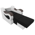 Кресло-кровать «Меркурий», механизм аккордеон, микровельвет, цвет чёрный / белый - Фото 8