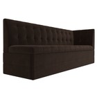 Кухонный диван «Бриз с углом», микровельвет, цвет коричневый - Фото 3