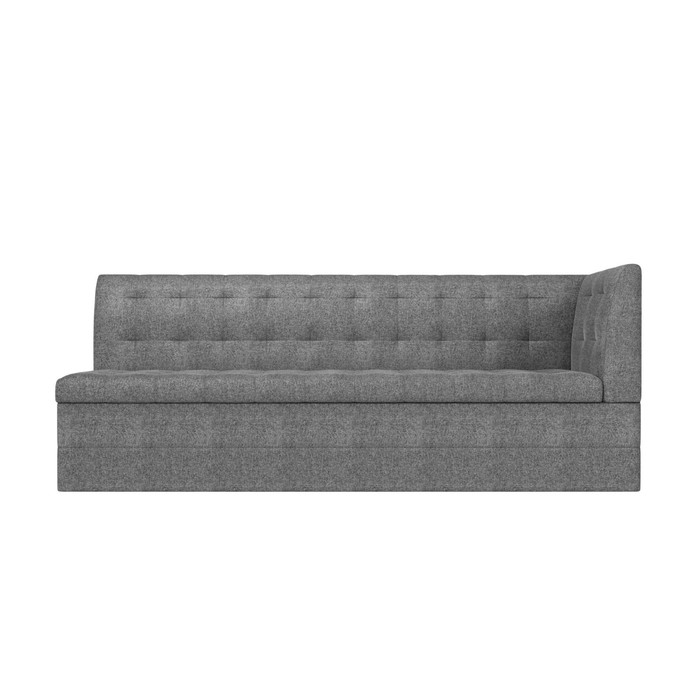 Кухонный диван «Бриз с углом», рогожка, цвет серый - фото 1907090144