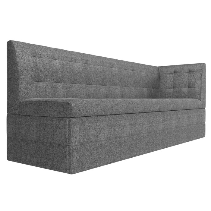 Кухонный диван «Бриз с углом», рогожка, цвет серый - фото 1886475098