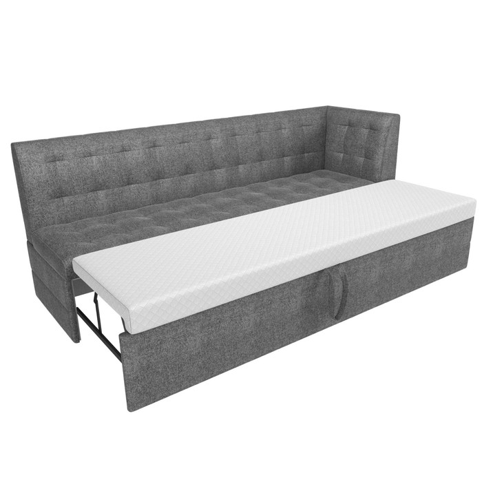 Кухонный диван «Бриз с углом», рогожка, цвет серый - фото 1886475101