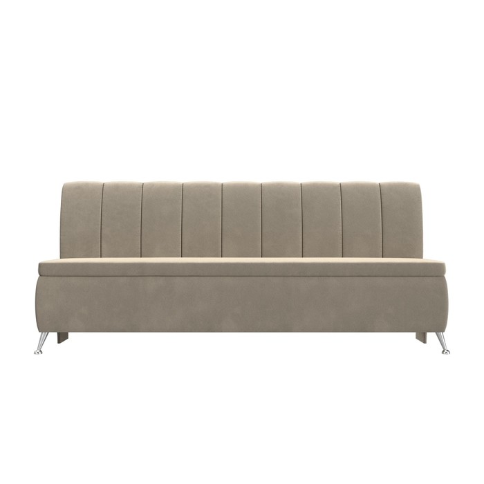 Кухонный прямой диван «Кантри», микровельвет, цвет бежевый - фото 1886475176