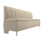 Кухонный прямой диван «Кантри», микровельвет, цвет бежевый - Фото 3