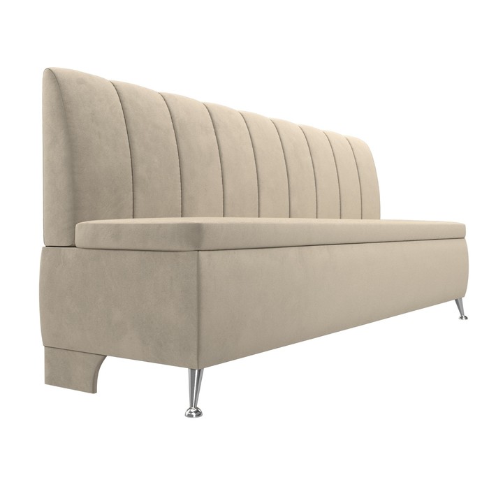 Кухонный прямой диван «Кантри», микровельвет, цвет бежевый - фото 1886475177