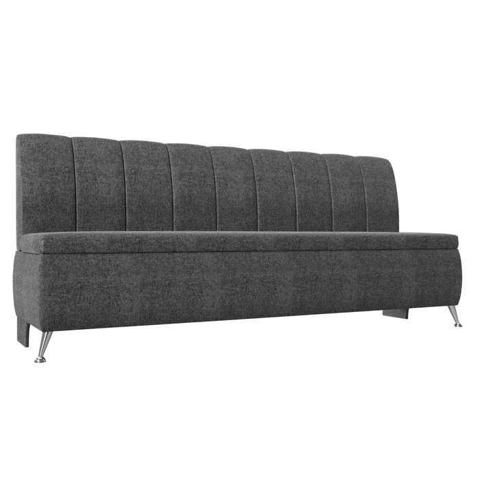 Кухонный прямой диван «Кантри», рогожка, цвет серый - Фото 1
