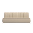 Кухонный прямой диван «Кантри», экокожа, цвет бежевый - фото 2167332
