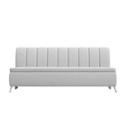 Кухонный прямой диван «Кантри», экокожа, цвет белый - Фото 2