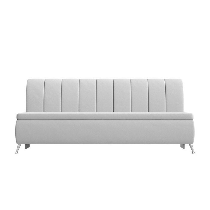 Кухонный прямой диван «Кантри», экокожа, цвет белый - фото 1907090249