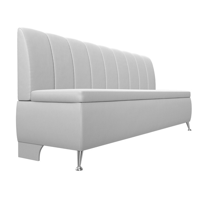 Кухонный прямой диван «Кантри», экокожа, цвет белый - фото 1907090250