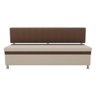 Кухонный прямой диван «Стайл», рогожка, цвет бежевый / коричневый - Фото 2
