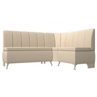 Кухонный угловой диван «Кантри», экокожа, цвет бежевый - фото 298449381