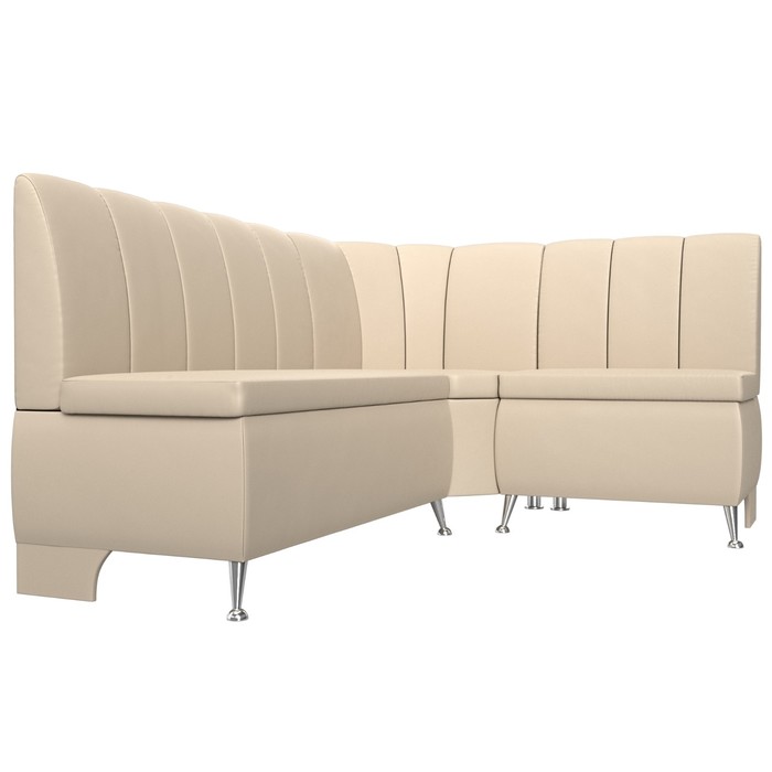 Кухонный угловой диван «Кантри», экокожа, цвет бежевый - фото 1886475373