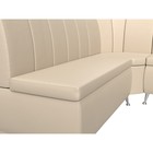 Кухонный угловой диван «Кантри», экокожа, цвет бежевый - Фото 4