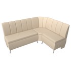 Кухонный угловой диван «Кантри», экокожа, цвет бежевый - Фото 5