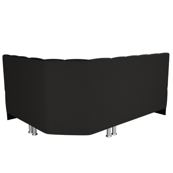 Кухонный угловой диван «Кантри», экокожа, цвет чёрный - фото 1907090440