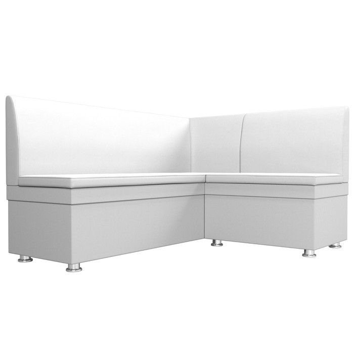 Кухонный угловой диван «Уют», экокожа, цвет белый - фото 1907090467