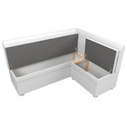 Кухонный угловой диван «Уют», экокожа, цвет белый - Фото 6