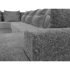 П-образный диван «Майами», механизм еврокнижка, рогожка, цвет серый - Фото 4