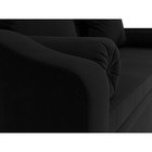 Прямой детский диван «Сойер», механизм выкатной, микровельвет, цвет чёрный - Фото 4