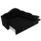 Прямой детский диван «Сойер», механизм выкатной, микровельвет, цвет чёрный - Фото 7