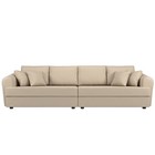 Прямой диван «Милтон», механизм еврокнижка, экокожа, цвет бежевый - Фото 5