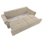 Прямой диван «Сплин», механизм еврокнижка, микровельвет, цвет бежевый - Фото 6