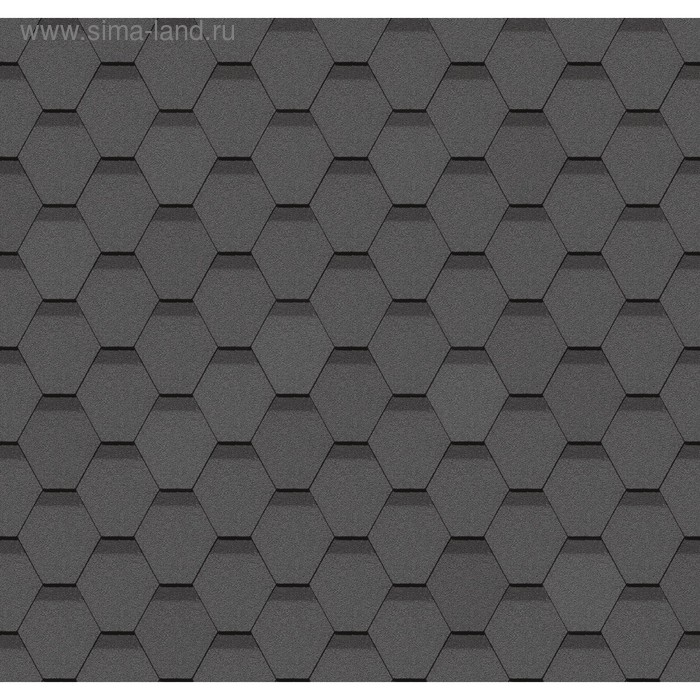 Гибкая черепица Döcke PIE STANDARD СОТА Серый 3 м2