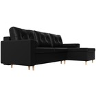 Угловой диван «Белфаст», механизм пантограф (тик-так), экокожа, цвет чёрный - Фото 9