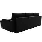 Угловой диван «Белфаст», механизм пантограф (тик-так), экокожа, цвет чёрный - Фото 5