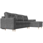 Угловой диван «Белфаст», механизм пантограф (тик-так), рогожка, цвет серый - Фото 7