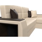 Угловой диван «Брюссель», правый угол, механизм дельфин, экокожа, цвет бежевый  (артикул 4915872)  большой выбор товаров оптом и в розницу по низким ценам с доставкой