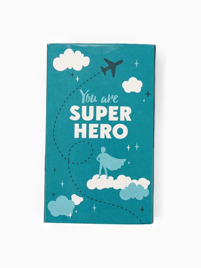 Носки для мальчика KAFTAN Super hero, набор 3 пары, чёрные, 16-18 см
