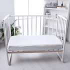 Наматрасник на резинке 60*120 см., непромокаемый с дышащей комб. мембраной, цвет белый - фото 38677788