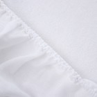 Наматрасник на резинке 60*120 см., непромокаемый с дышащей комб. мембраной, цвет белый - фото 38677790