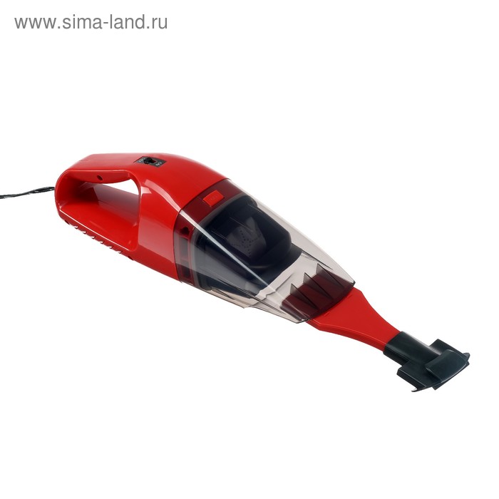 Пылесос Nova Bright, для сухой/влажной уборки 75 Вт, 12 В, красный - Фото 1