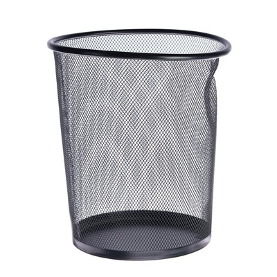 УЦЕНКА Корзина для бумаг, сетка металлическая чёрная, 10 л