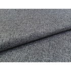 Угловой диван «Дубай», еврокнижка, правый угол, цвет серая рогожка / чёрная экокожа - Фото 10