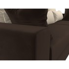Угловой диван «Майами», механизм еврокнижка, правый угол, микровельвет, цвет коричневый - Фото 4