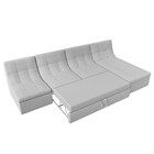 Угловой модульный диван «Холидей», механизм дельфин, экокожа, цвет белый - Фото 7