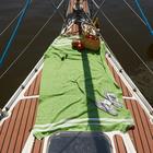 Полотенце для ванны Пештемаль Этель "Персия" 90х170см, 150г/м,80% хл, 20% п/э, зеленый - фото 804270571