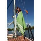 Полотенце для ванны Пештемаль Этель "Персия" 90х170см, 150г/м,80% хл, 20% п/э, зеленый - фото 804270574