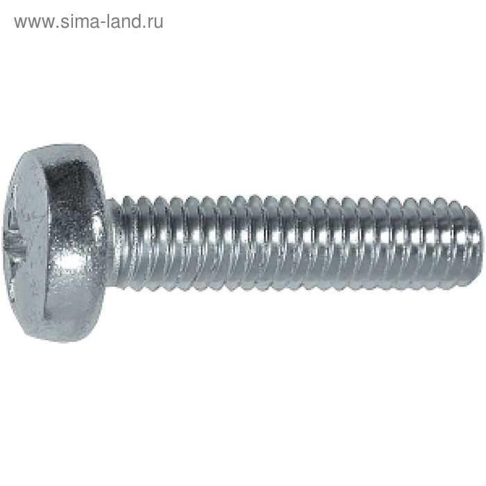 Винт Steelrex, оцинкованный, DIN 7985, класс прочности 4.8, м3×35 мм, 1000 шт.