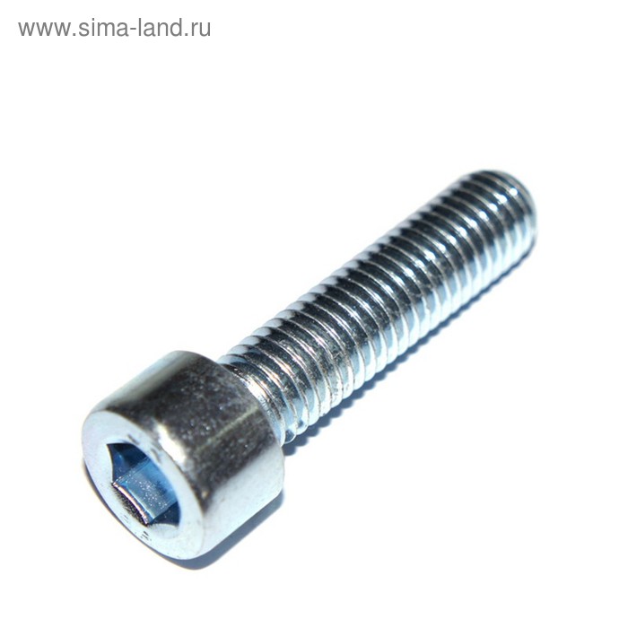 Винт Steelrex, оцинкованный, DIN 912, класс прочности 8.8, м12×30 мм, 100 шт. - Фото 1