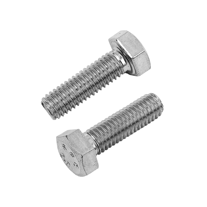 Болт Steelrex, оцинкованный, DIN 933, класс прочности 5.8, м5×15 мм, 25 кг - Фото 1