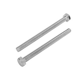 Болт Steelrex, оцинкованный, DIN 933, класс прочности 5.8, м8×180 мм, 25 кг