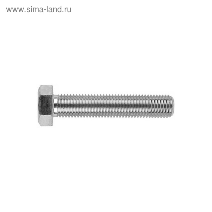 Болт Steelrex, оцинкованный, DIN 933, класс прочности 5.8, м16×180 мм, 25 кг - Фото 1
