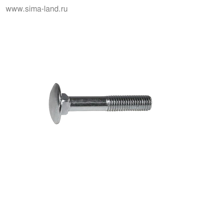Болт мебельный, DIN 603, цинк, 8×35 мм, 25 кг