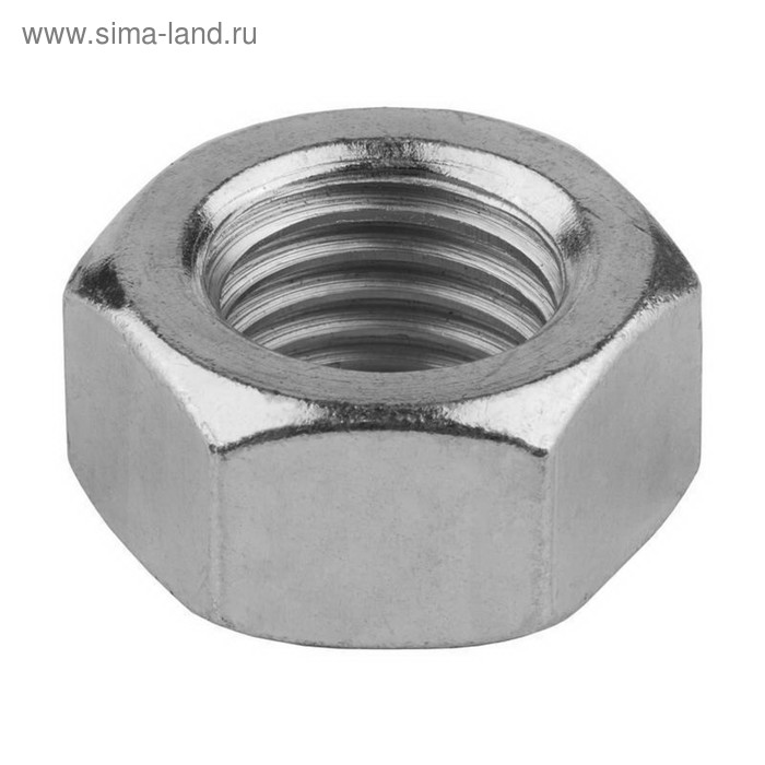 Гайка Steelrex, шестигранная, DIN 934, класс прочности 6, оцинкованная, м12, 25 кг