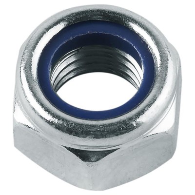 Гайка Steelrex, самоконтрящаяся, DIN 985, класс прочности 8, оцинкованная, M16, 150 шт.